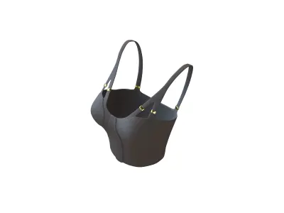 Bra Top v1 001 Low-poly 3D model