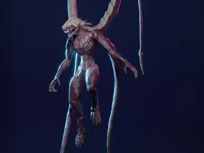 Love Death and Robots Khanivore Statue 3D print model