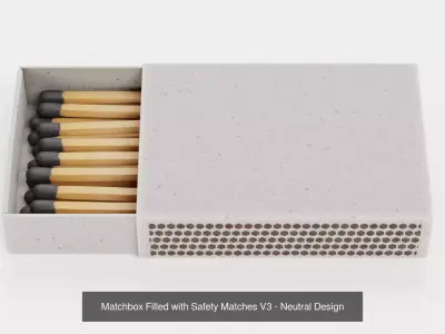 Smoking Props Set - Pipes Cigars and Matchboxes with Matches  3D Model Pack