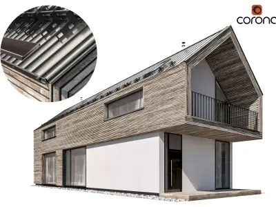 Modern house 02 3D model