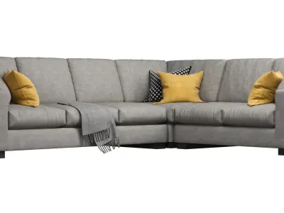 Wesley Hall - Ample Sectional 3D model