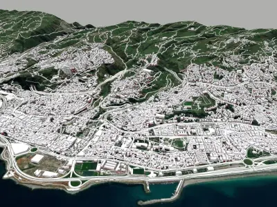 Cityscape Trabzon Turkey 3D model