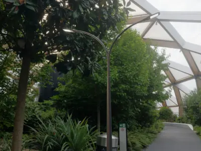 Street Light 12 version 12 6m with pole 4 Low-poly 3D model