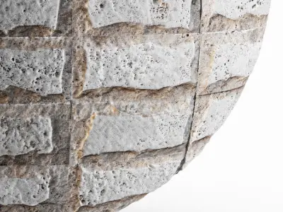 Multi-texture from natural stone blocks - 18pcs Texture