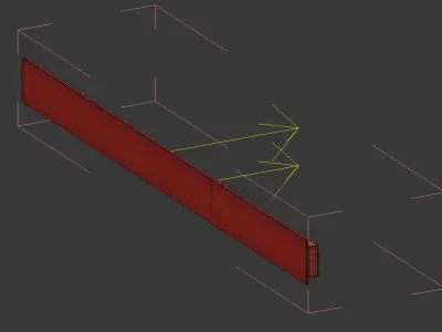 Line Wall Lamp by Forstlight 3D model purchase