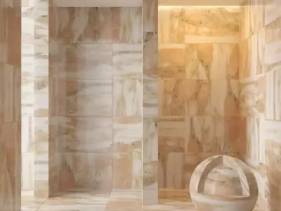 Marble wall 257 3D model