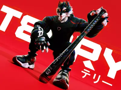 Stylized Male Furry Game Character - Terry Low-poly 3D model