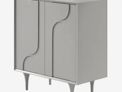 Contemporary Sideboard Cabinet 3D model