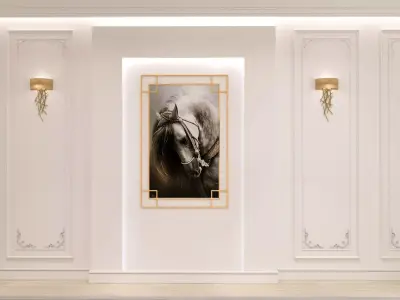 frame picture 3D model