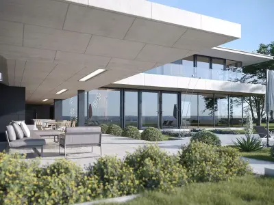 ProVis3D 011 - Lake Huron Villa House 3D model