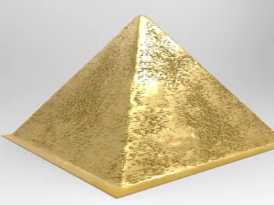 The Great Pyramid -Kheops Khufu Pyramid 3D print model