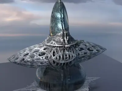 Eldritch Ocean Tower  3D model