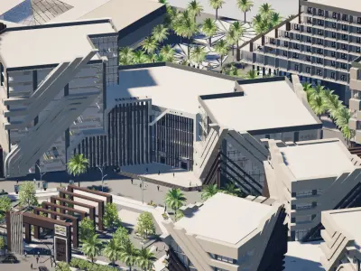 Office buildings  3D model