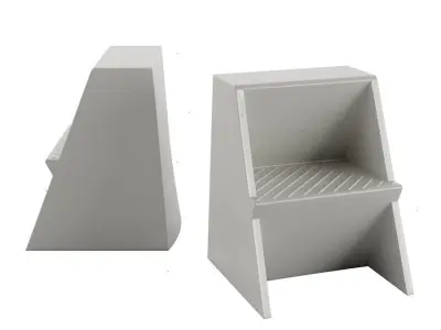 Mono Stepstool by Steffen Kehrle and Richard Lampert 3D model