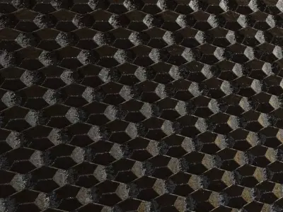 Cracked Slate Stone Pavement Tiles PBR Seamless Texture