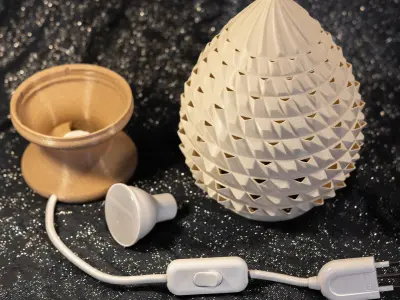 PINE CONE LAMP - LAMPIGNA 3D print model