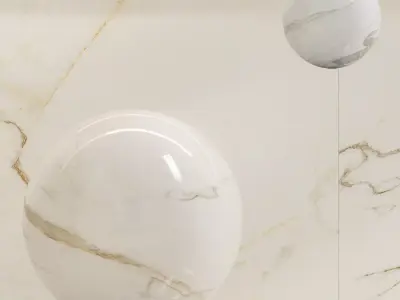 Marble Set 02 - Bundle - 2 Types of Calacatta Gold - 4k Texture