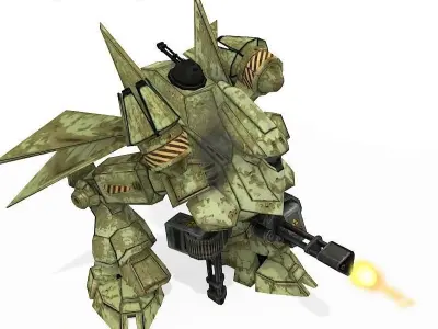 Crusher unity Low-poly 3D model