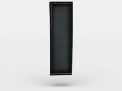 Window letter i Low-poly 3D model