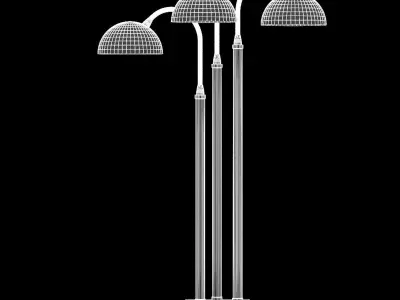 Porta Romana - ARC LAMP BRONZE SLB64 3D model