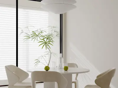 apartment interior scenes    3D model 12
