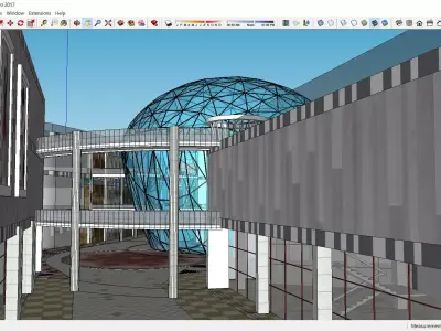 Sketchup Shopping Center F7 3D model