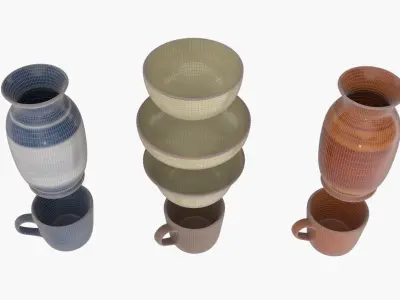  Kitchen Ceramic and Decoration Vase 