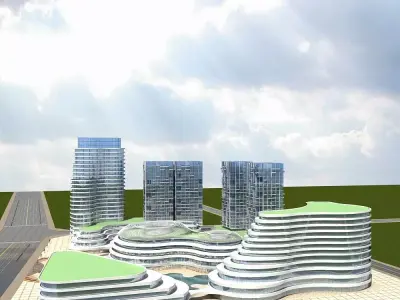 Cityscape 6 3D model