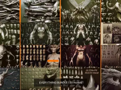 EVERYTHING BUNDLE 3D Model Pack
