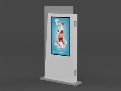 Electronic Kiosk 3D model
