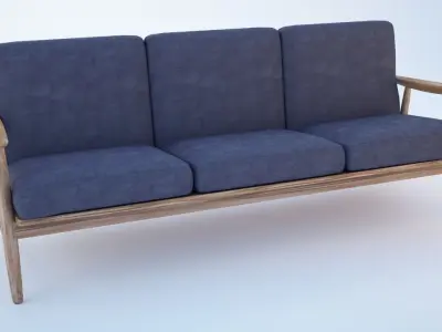 Blue Sofa 3D model