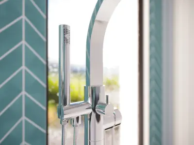 Modern Bathroom 1 3D model