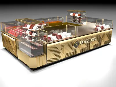 Chocolate Kiosk 3D model