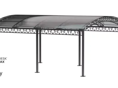 Carport glass  3D model