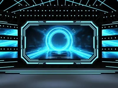 Event Stage 16 Design 3D model