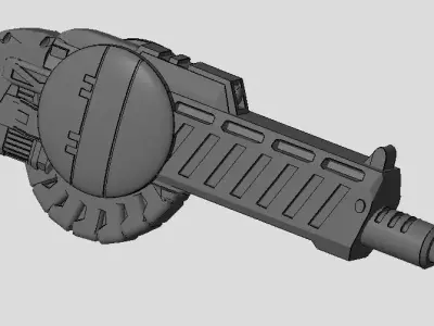 CHIBI-TECH SD - M66-VII GUNPOD     3D print model