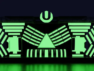 Mainstage Ultra Music Festival 2016  3D model