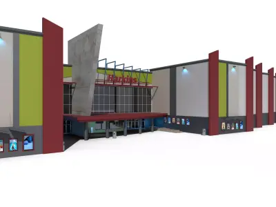 Harkins Movie Theater 3D model