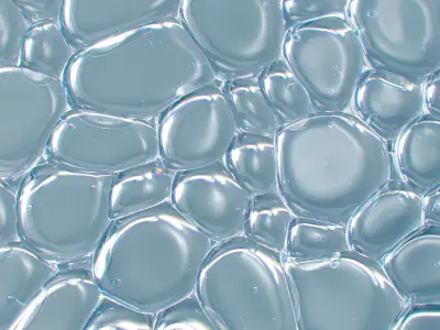 Compressed Oil Bubbles 3D model