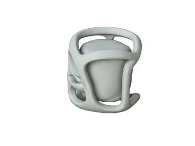 SciFi Shape Object Low Poly 21 Low-poly 3D model