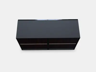 BESTA Shelf unit with doors 3 Low-poly 3D model