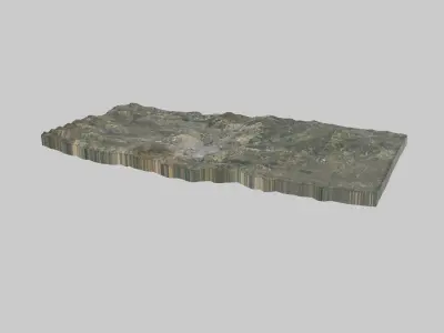 Laredo City Low-poly 3D model
