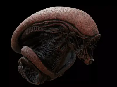 Alien Xenomorph Big Chap for 3D Printing 3D 3D model