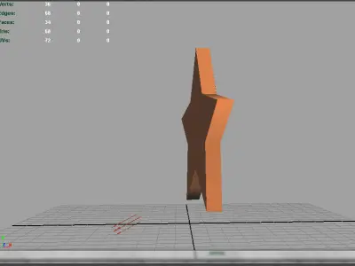 Star 3D - orange 3D model