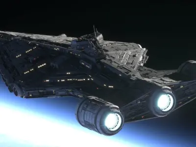 Imperial Light Cruiser  - Star Wars 3D model