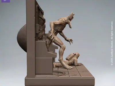 The Gate Hawkins Laboratory Portal Room Diorama Stranger Things  3D print model