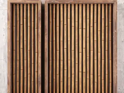 Bamboo decor n21 3D model