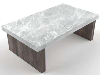 Hooker Furniture - Miramar Carmel Lorrain Rectangular Cocktail Low-poly 3D model