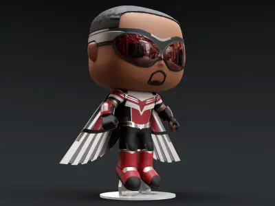 Funko Marvels Falcon 3D model