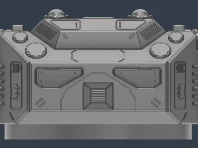 Large Turret V3 HD 3D print model
